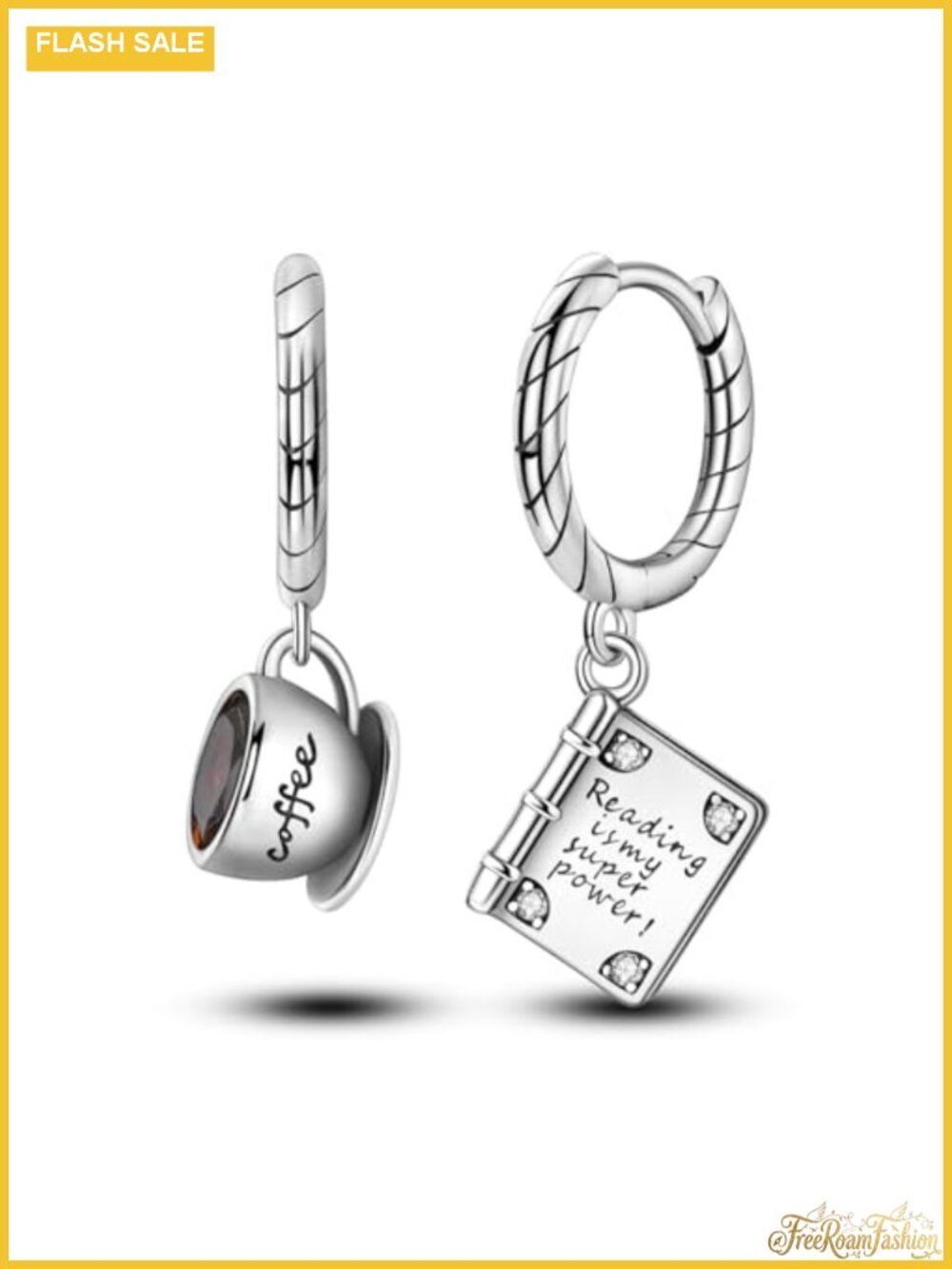 925 Sterling Silver Drop Dangle Earrings Cubic Zirconia Hoop